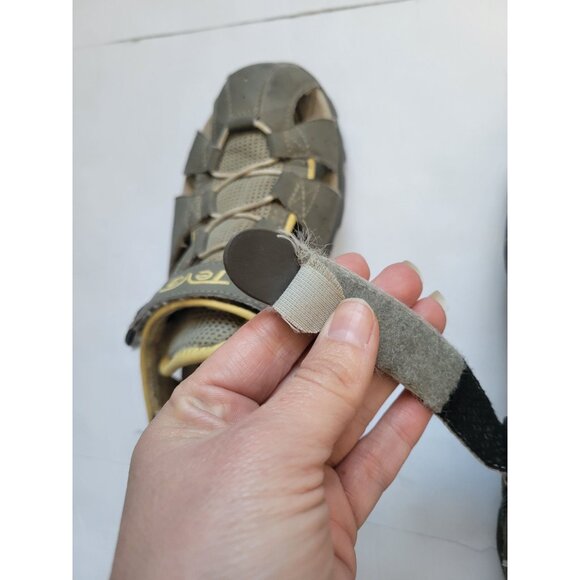 TEVA Deacon Mermaid Women Gray Yellow Fisherman Sandal Shoe Size 6 Hiking Casual - Picture 6 of 8